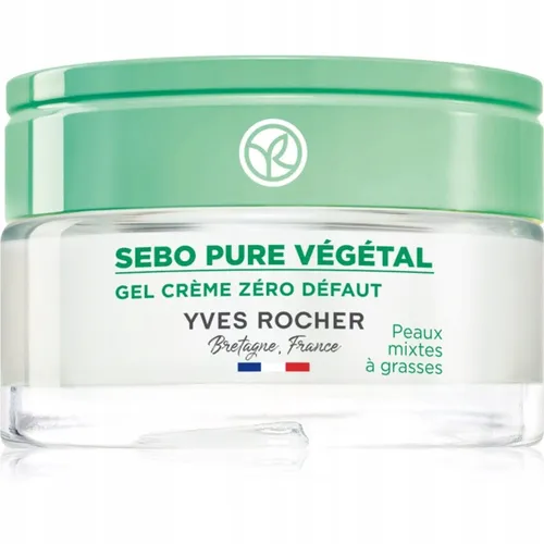 Yves Rocher Sebo Pure Vegetal, Gel - Creme Zero Defaut (Żel - krem przeciw niedoskonałościom) - 1