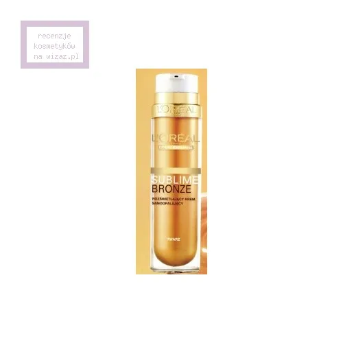 L'Oreal Paris Sublime Bronze, Rozświetlający krem samoopalający