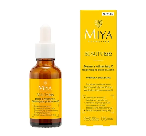 Miya Cosmetics BEAUTY.lab, Serum z witaminą C rozjaśniające przebarwienia (nowa wersja) - 1