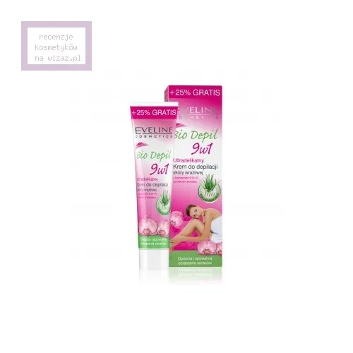 Eveline Cosmetics Bio Depil, Ultradelikatny krem do depilacji skóry wrażliwej 9 w 1 - 2