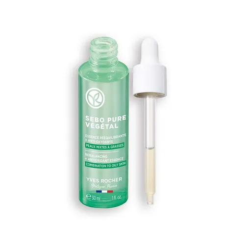 Yves Rocher Sebo Pure Vegetal, Serum - Rebalancing + Antioxydant Essence (Antyoksydacyjna esencja przywracająca równowagę) - 1