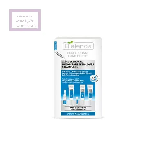 Bielenda Professional Home Expert, Zabieg głębokiej mezoterapii bezigłowej z kwasem hialuronowym `Aqua Infusion`