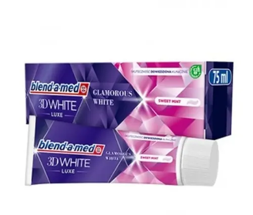 Blend - a - med 3D White Luxe, Glamorous White Toothpaste (Wybielająca pasta do zębów (nowa wersja))