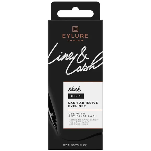 Eylure Line, & Lash, Black Eyeliner Lash Adhesive (Czarny klej w pisaku do sztucznych rzęs)