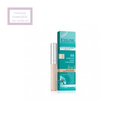 Eveline Cosmetics Bio Hyaluron 4D, BB korektor do twarzy 8 w 1 kryjąco - rozświetlający