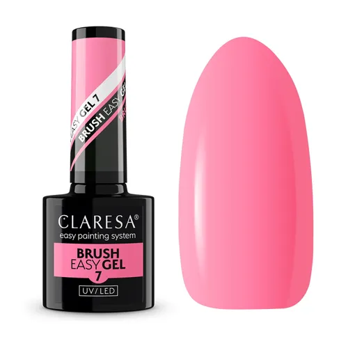 Claresa Easy Painting System, Brush Easy Gel UV/LED (Żel budujący do paznokci (różne kolory)) - 3