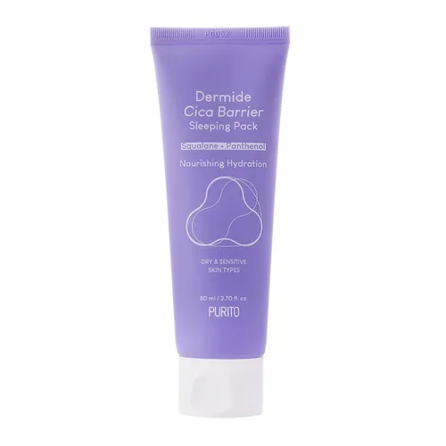 Purito Seoul Dermide Cica Barrier Sleeping Pack (Regenerujący krem-maska na noc (nowa wersja)) - 1