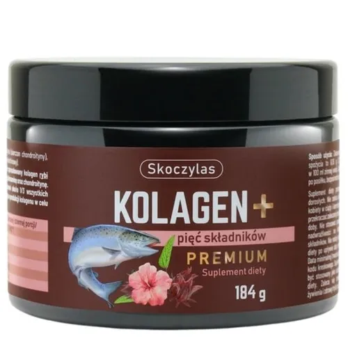 Skoczylas Kolagen +, Kolagen z łososia z pięcioma składnikami premium, Suplement diety