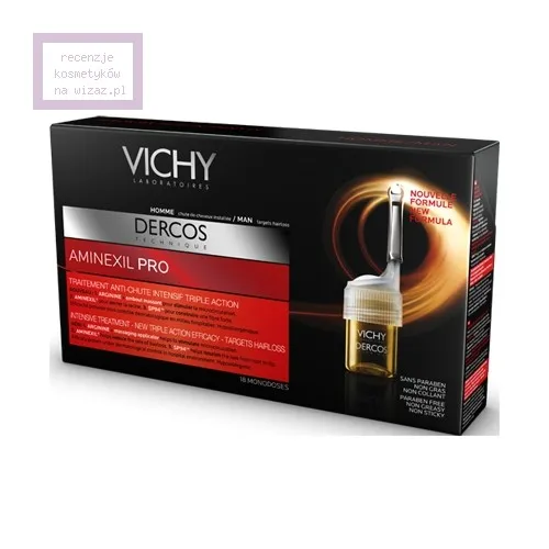 Vichy Dercos Aminexil Pro, Kuracja przeciw wypadaniu włosów o potrójnym działaniu dla mężczyzn (stara wersja)