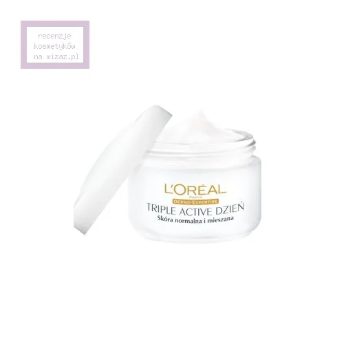 L'Oreal Paris Triple Active Dzień, Krem nawilżająco - ochrony do skóry normalnej i mieszanej