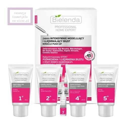 Bielenda Professional Home Expert, Zabieg intensywnie modelujący i ujędrniający `Miracle Push - Up`