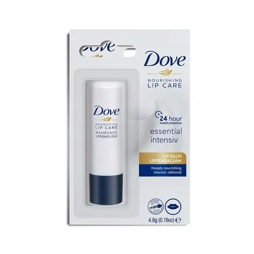 Dove Essential Nourishing, Intensive Lip Balm (Nawilżający balsam do ust)