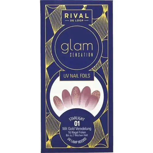 Rival de Loop Glam Sensation, UV Nail Foils (Folie na paznokcie z efektem żelowego manicure)