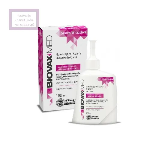 L'biotica Biovax Med, Skóra Wrażliwa, Nawilżająco - kojący balsam do ciała