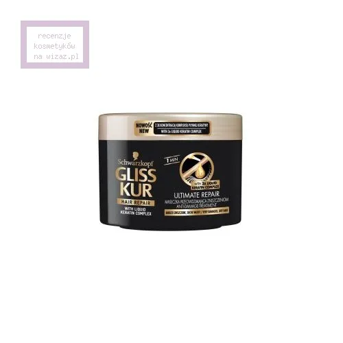 Schwarzkopf Gliss Ultimate Repair, Maseczka przeciwdziałająca zniszczeniom włosów - 2