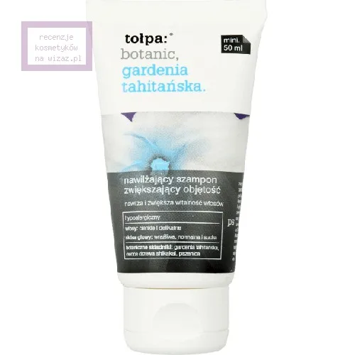 Tołpa Botanic, Gardenia Tahitańska, Nawilżający szampon zwiększający objętość