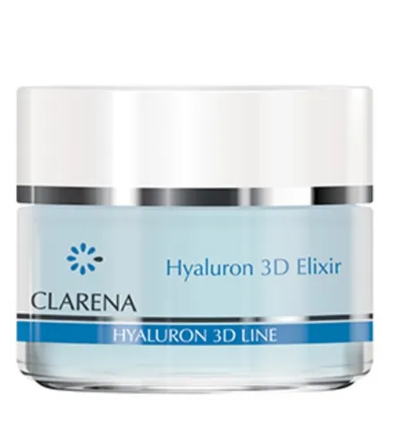 Clarena Hyaluron 3D Line, Hyaluron 3D Elixir (Nawilżający eliksir do skóry suchej)