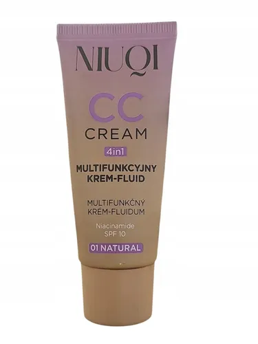 Niuqi CC Cream 4in1 SPF10 (Multifunkcyjny krem - fluid CC, SPF 10)