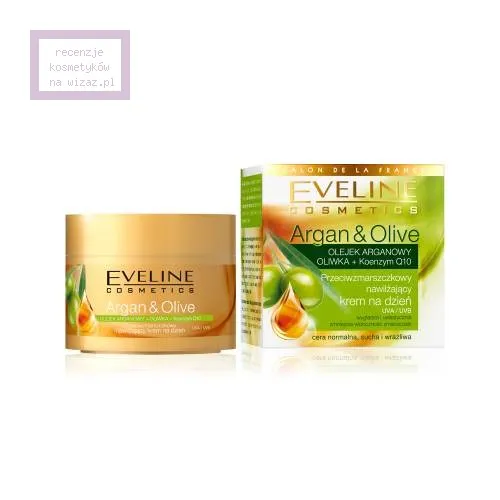 Eveline Cosmetics Argan & Olive, Przeciwzmarszczkowy nawilżający krem na dzień