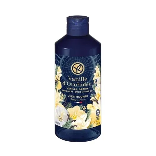 Yves Rocher Vanilla & Orchid,  Bath & Shower Gel (Wanilia & Orchidea , Żel pod prysznic i do kąpieli)