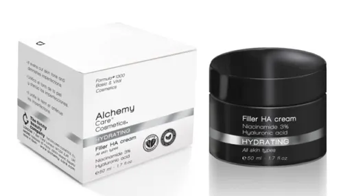 Alchemy Care Cosmetics Hydrating, Filler HA Cream (Nawilżający Krem do twarzy z niacynamidem i kwasem hialuronowym)