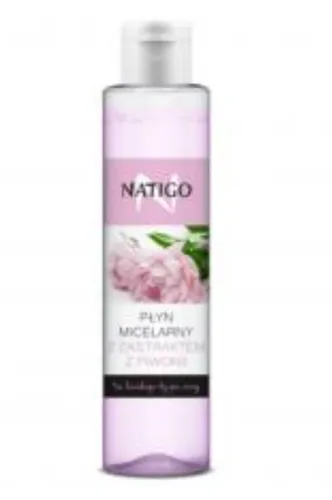 Natigo by nature Micellar Water with Peony Extract (Piwonia, Nawilżający płyn micelarny)