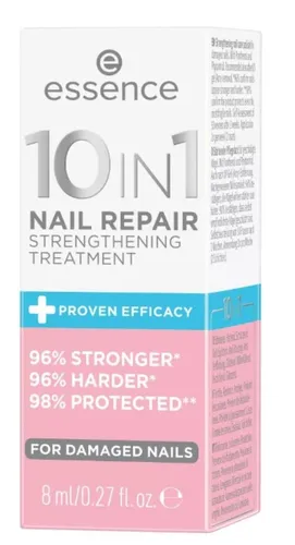 Essence Nail Repair, Strenghtening Treatment 10 in 1 (Wzmacniająca odżywka-kuracja do paznokci 10w1)