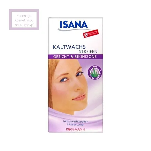 Isana Kaltwachsstreifen Gesicht & Bikinizone (Paski z woskiem do depilacji twarzy i okolic bikini) - 3