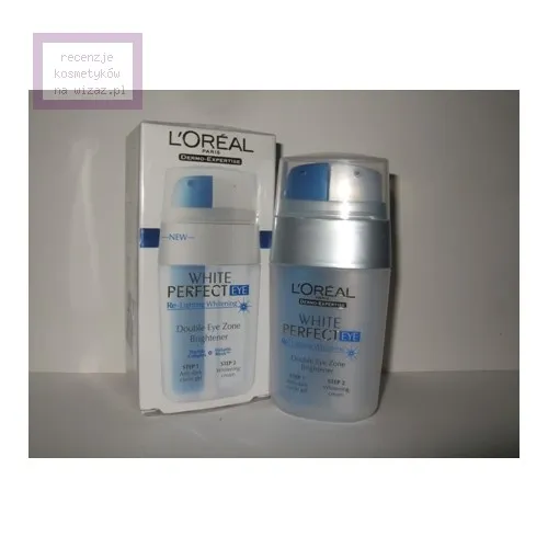 L'Oreal Paris Dermo-Expertise, White Perfect Double Eye Zone Brightener (Dwufazowy krem / serum rozświetlające pod oczy) 