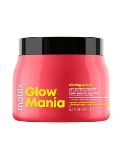 Matrix Glow Mania, Glazing Queen, Super Gloss Protecting Mask (Maska do włosów koloryzowanych)
