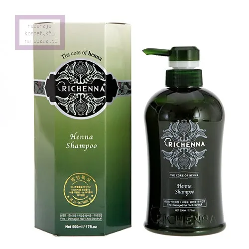 Sewha Richenna, Henna Clinic Shampoo (Szampon przeciwłupieżowy do włosów cienkich, zniszczonych i suchych)