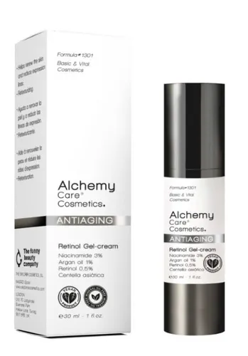 Alchemy Care Cosmetics Antiaging, Retinol Gel Cream (Przeciwstarzeniowy Krem-Żel z Retinolem)