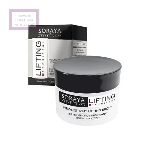 Soraya Artist Care, Lifting sceniczny, Wewnętrzny lifting skóry, Silnie skoncentrowany krem na dzień