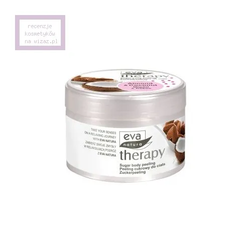 Eva Natura Therapy, Peeling cukrowy do ciała `Migdał i kokos`