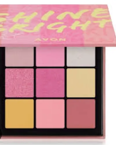 Avon Viva La Pink, Shine Bright, Eyeshadow Palette (Paleta cieni do powiek)