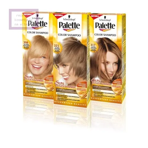 Palette Color Shampoo Sun Reflex Blonds (Szampon koloryzujący Słoneczne refleksy (odcienie blond))