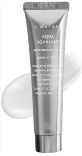 S.Nature Aqua Squalane Moisturizing Cream (Nawilżający krem do twarzy ze skwalanem)