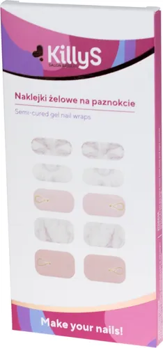 KillyS Make Your Nails, Naklejki żelowe na paznokcie utwardzane  UV