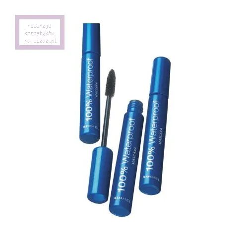Rimmel 100% Waterproof Mascara (Tusz wodoodporny pogrubiająco - wydłużający)