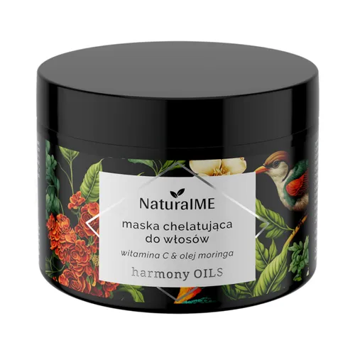 NaturalME Harmony Oils, Witamina C i olej moringa, Maska chelatująca do włosów