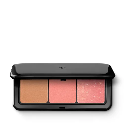 Kiko Milano Multi Finish, Trio Blush & Bronzer Palette (Paleta do konturowania twarzy)