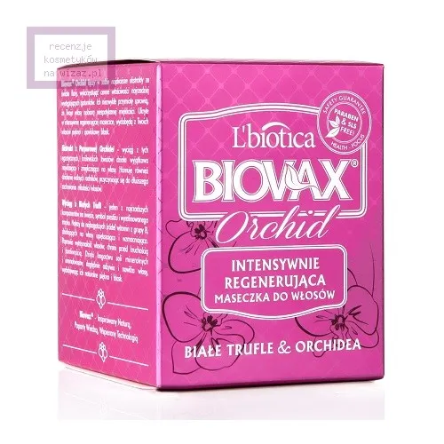 L'biotica Biovax Orchid, Intensywnie regenerująca maseczka do włosów