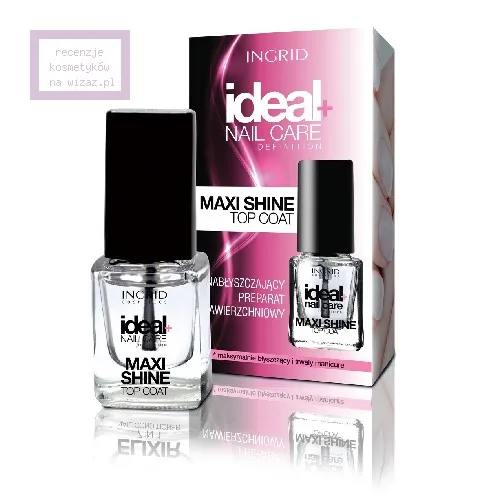 Ingrid Cosmetics Ideal Nail Care Definition, Maxi Shine Top Coat (Lśniący top do paznokci)