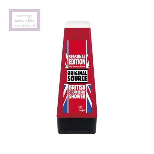 Original Source British Strawberry, Shower Gel (Żel pod prysznic o zapachu brytyjskiej truskawki)
