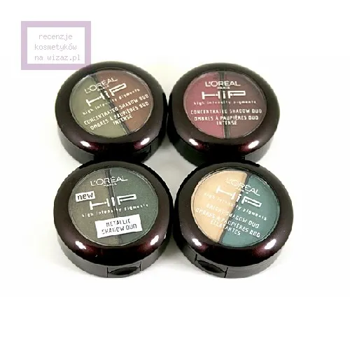 L'Oreal Paris  HIP (High Intensity Pigments), Concentrated Shadow Duo (Podwójne cienie do powiek)