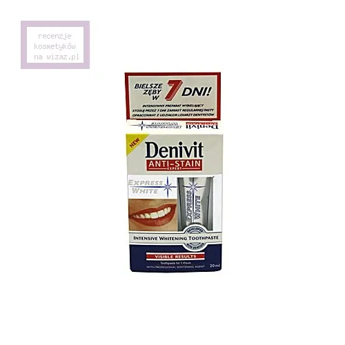 Denivit Express White, White Intensywnie wybielająca pasta do zębów - 2