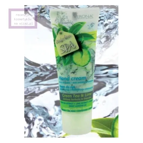 Verona Laboratories SPA Perfection, Krem do rąk regenerujący `Zielona herbata i limonka`