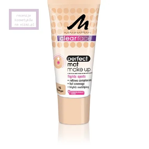 Manhattan Clearface, Perfect Mat Make-Up (Podkład matujący)