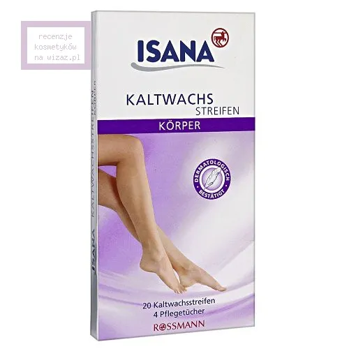 Isana Kaltwachsstreifen Körper (Plastry z woskiem do depilacji ciała na zimno) - 3