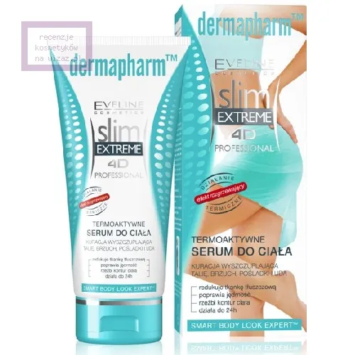 Eveline Cosmetics Dermapharm, Slim Extreme 4D, Termoaktywne serum do ciała